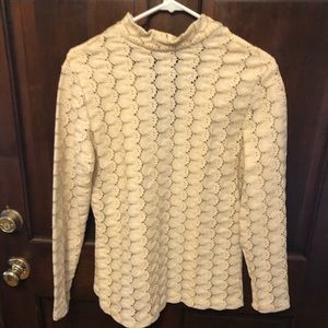 Vintage gold dressy blouse